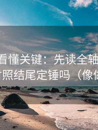 age动漫看懂关键：先读全轴线起点终点，再对照结尾定锤吗（像做小流程）